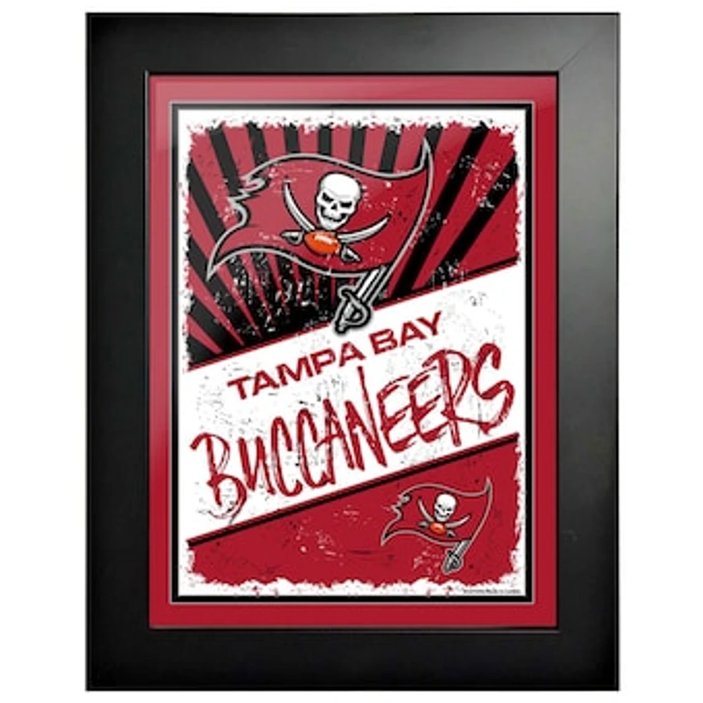 Tampa Bay Buccaneers - 12''x 16'' Classic Print Framed Art