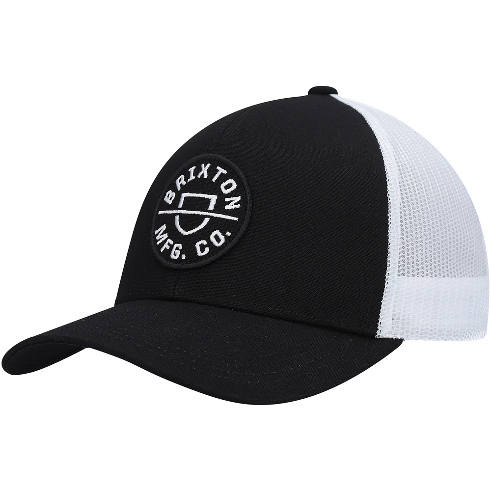 Men's Black Crest Mesh Adjustable Hat