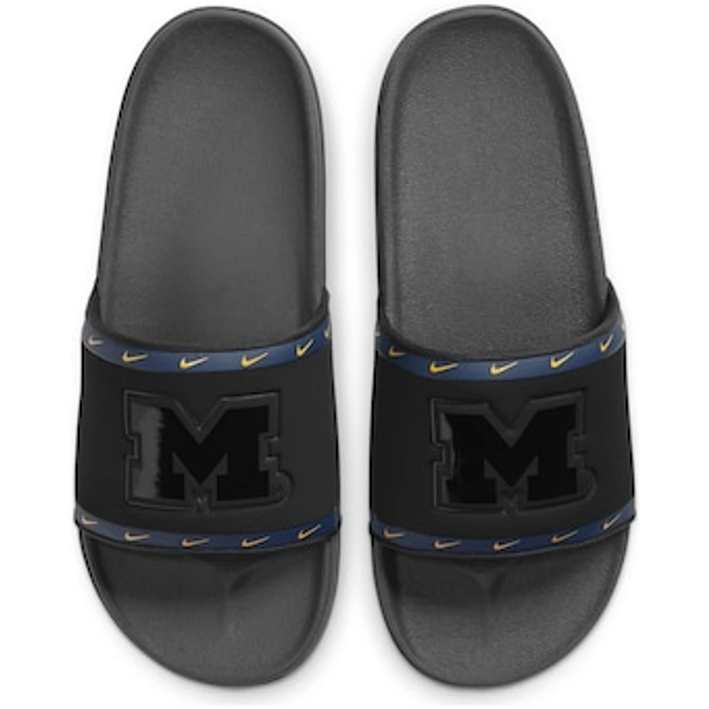 Men's Nike Michigan Wolverines Team Off-Court Slide Sandals