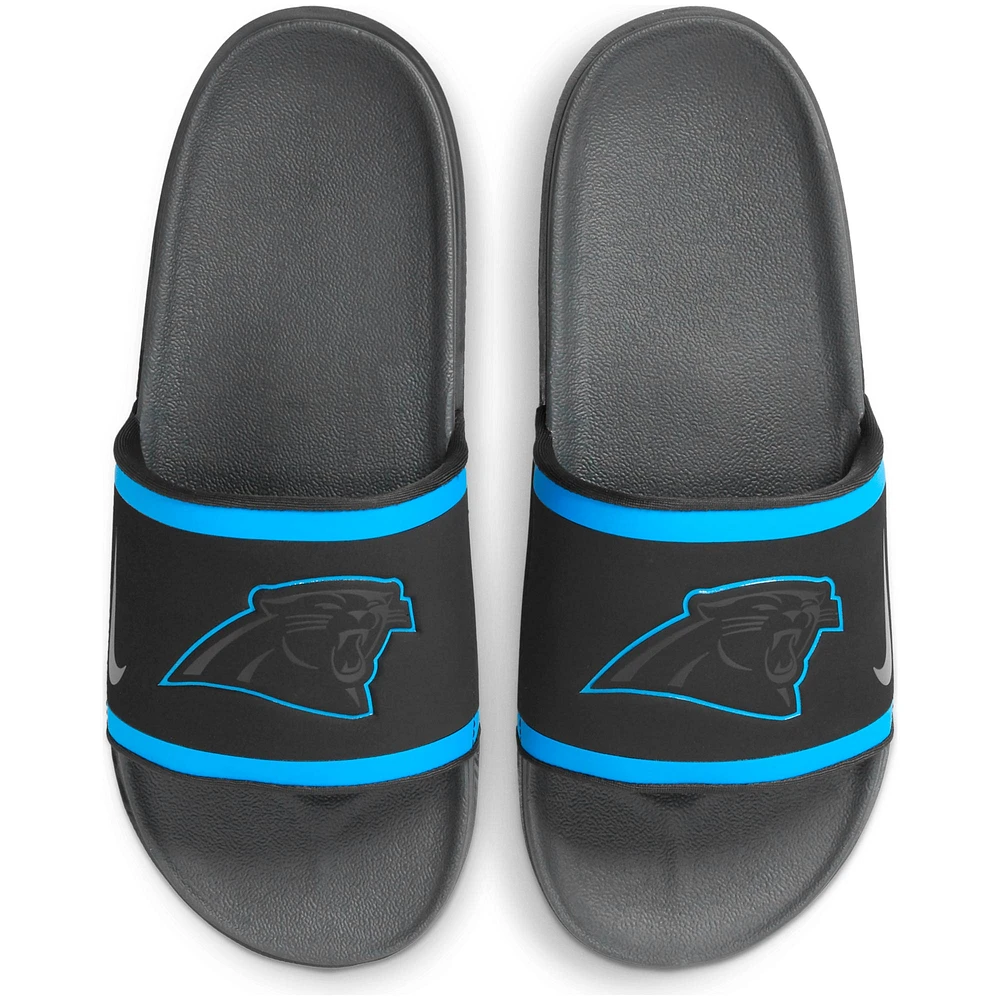 Nike Carolina Panthers Team Off-Court Slide Sandals