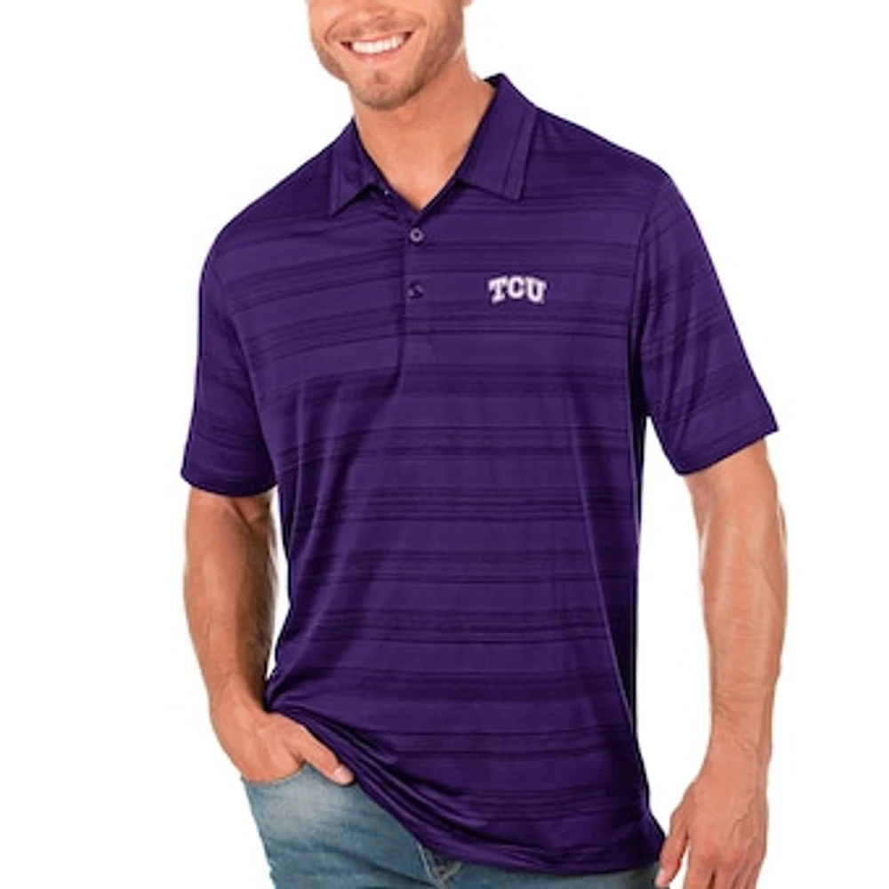 Men's Antigua TCU Horned Frogs Compass Polo