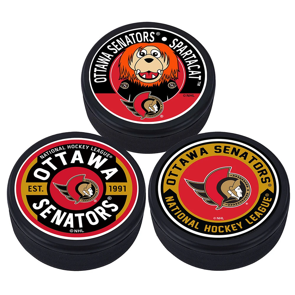 Ottawa Senators - 3-Puck Pack