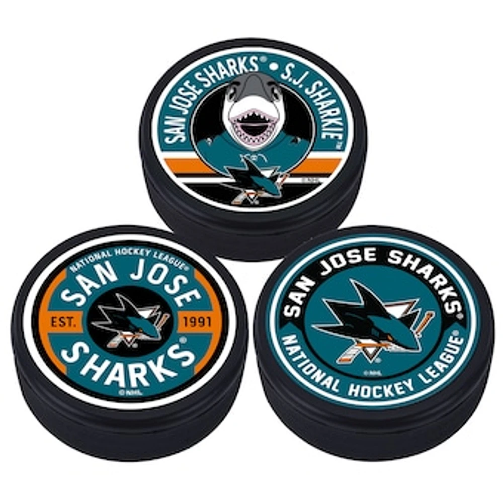 San Jose Sharks - 3-Puck Pack