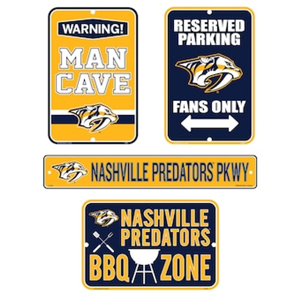 Nashville Predators - 4-Piece Fan Sign Set