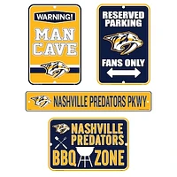 Nashville Predators - 4-Piece Fan Sign Set