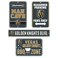 Vegas Golden Knights - 4-Piece Fan Sign Set