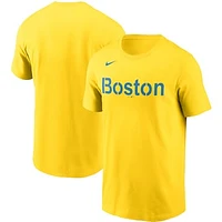 Men's Nike Boston Red Sox City Connect Wordmark T-Shirt