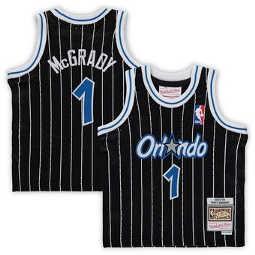 Infant Mitchell & Ness Tracy McGrady Black Orlando Magic 2003/04 Hardwood Classics Retired Player Jersey