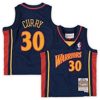 Infant Mitchell & Ness Stephen Curry Navy Golden State Warriors Historic Logo Jersey