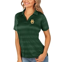 Women's Antigua Green Baylor Bears Compass Polo
