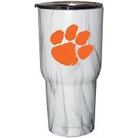 Clemson Tigers 30oz. Marble Tumbler with Lid