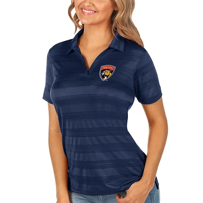 Women's Antigua Navy Florida Panthers Compass Polo