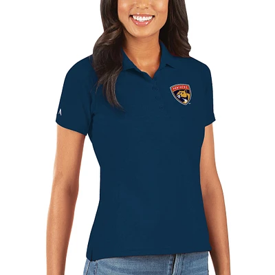 Women's Antigua Navy Florida Panthers Legacy Pique Polo
