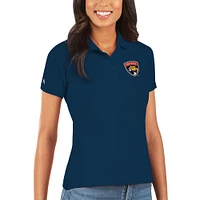 Women's Antigua Navy Florida Panthers Legacy Pique Polo