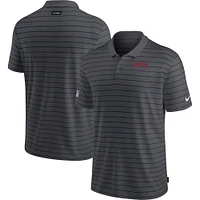 Men's Nike Charcoal Atlanta Falcons Sideline Victory Coaches Performance Polo