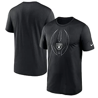 Men's Nike Black Las Vegas Raiders Team Legend Icon Performance T-Shirt