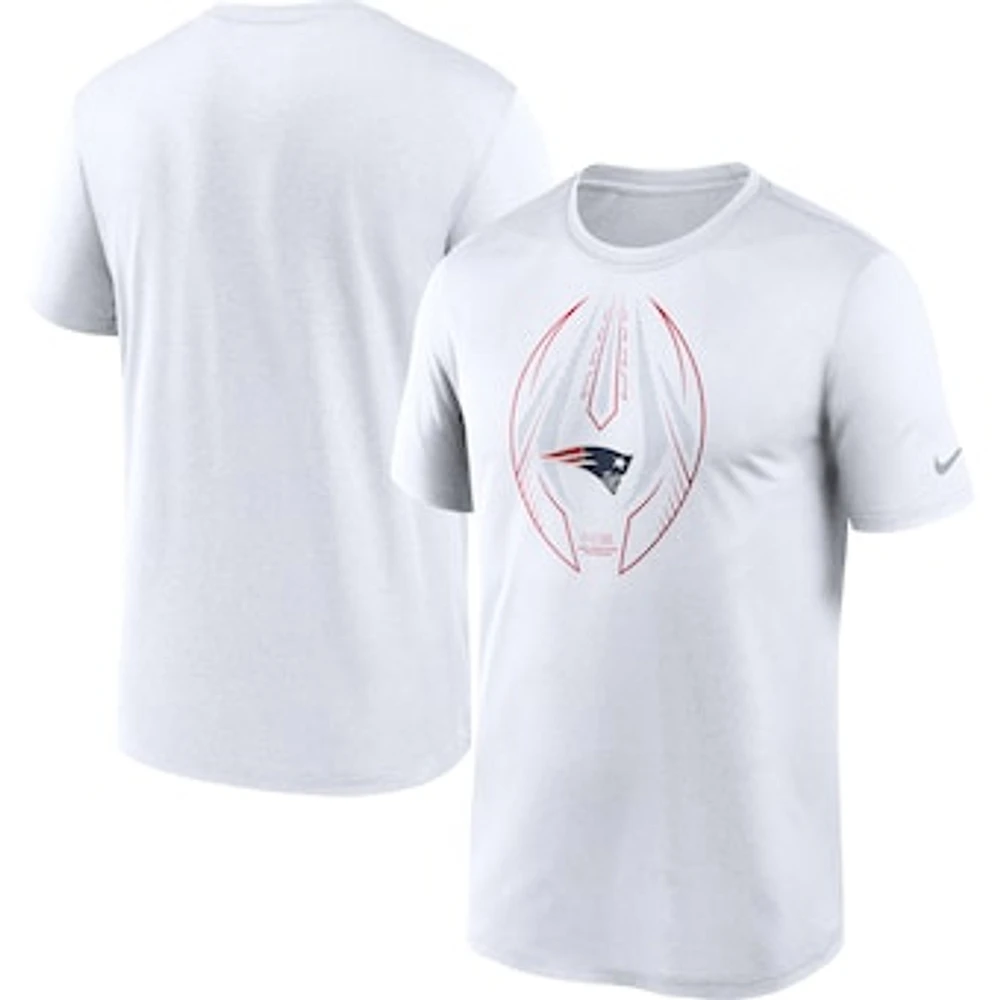 Men's Nike White New England Patriots Team Legend Icon Performance T-Shirt