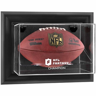 Framed NFL Fantasy Football Champion Wall-Mountable Team Logo Football Display Case