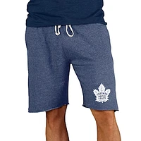 Men's Concepts Sport Navy Toronto Maple Leafs Mainstream Terry Shorts