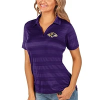 Women's Antigua Purple Baltimore Ravens Compass Polo