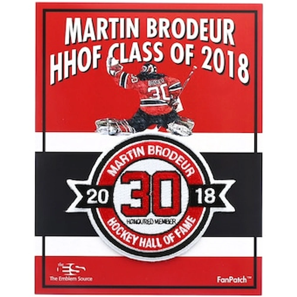 Martin Brodeur New Jersey Devils Hall of Fame Patch