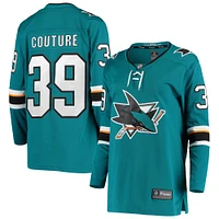 Women's Fanatics Logan Couture Teal San Jose Sharks Breakaway Home Player Jersey