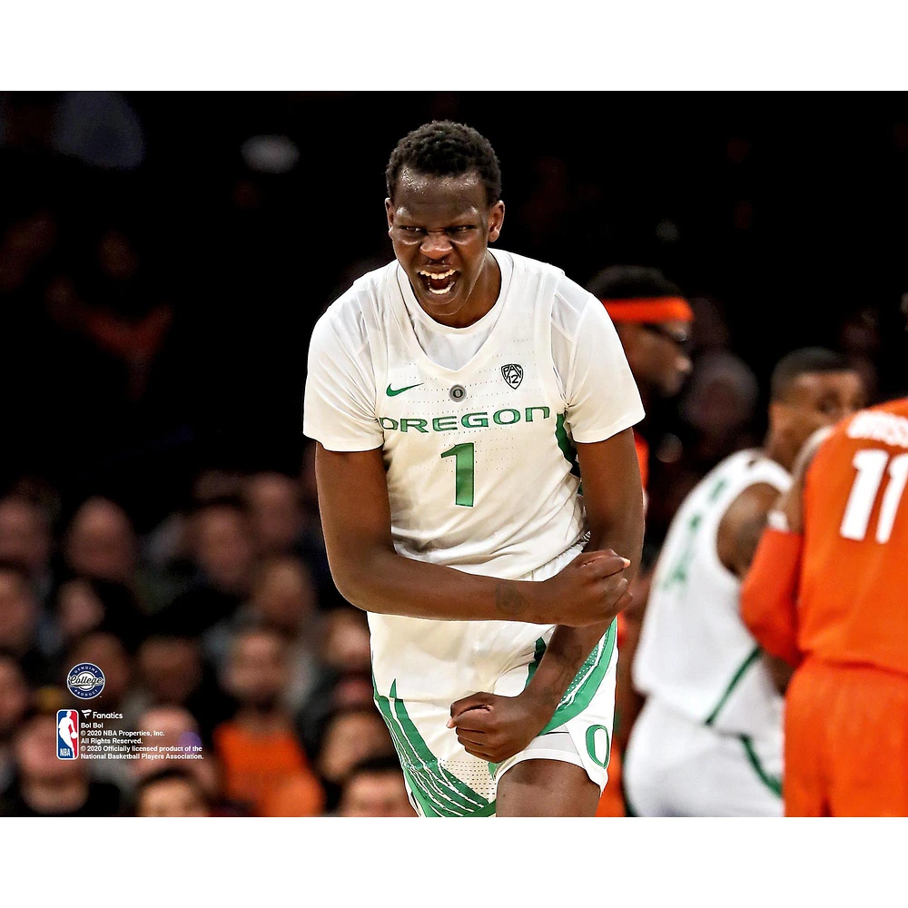 Bol Bol Oregon Ducks Unsigned Celebration Photograph