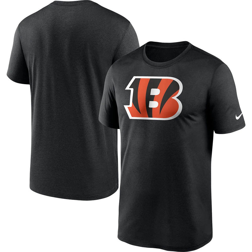 Men's Nike Black Cincinnati Bengals Logo Essential Legend Team Performance T-Shirt