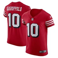 Men's Nike Jimmy Garoppolo Scarlet San Francisco 49ers Alternate Vapor Elite Jersey