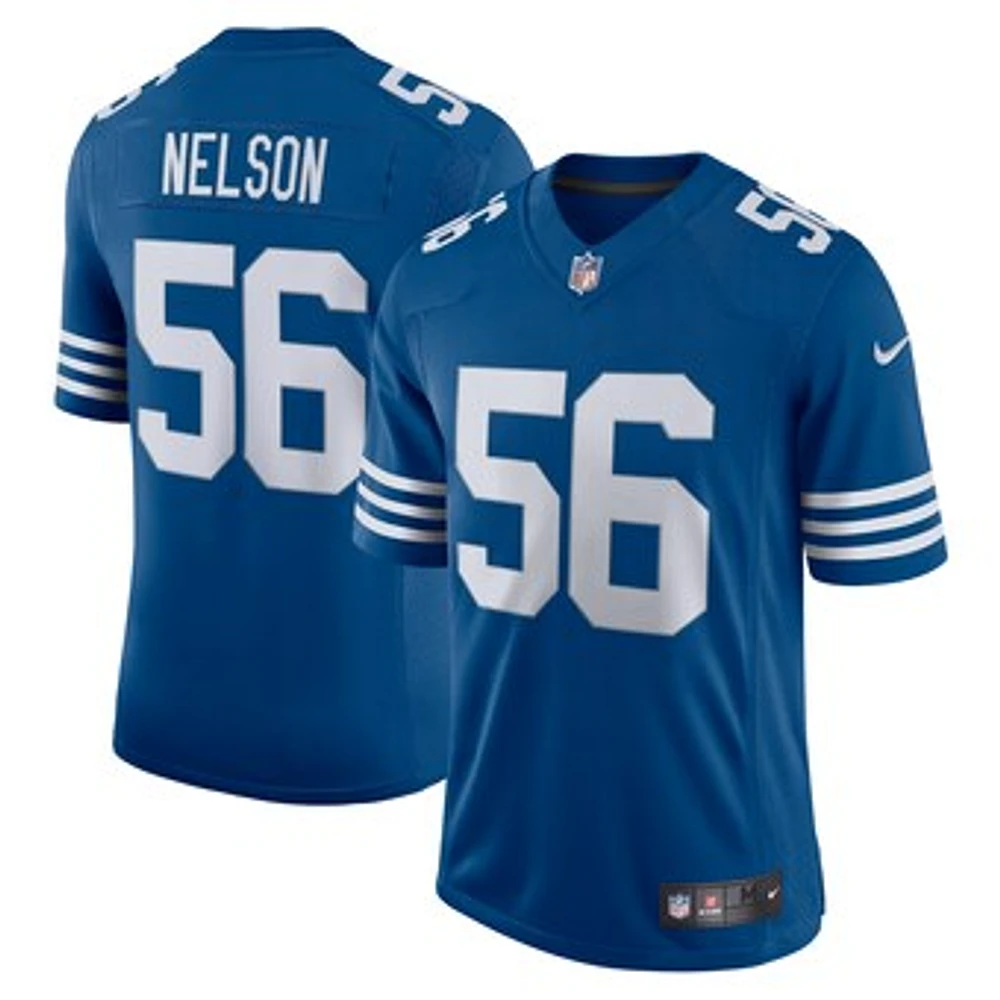 Men's Nike Quenton Nelson Royal Indianapolis Colts Alternate Vapor Limited Jersey