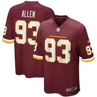 Men's Nike Jonathan Allen Burgundy Washington Football Team Home Game Jersey