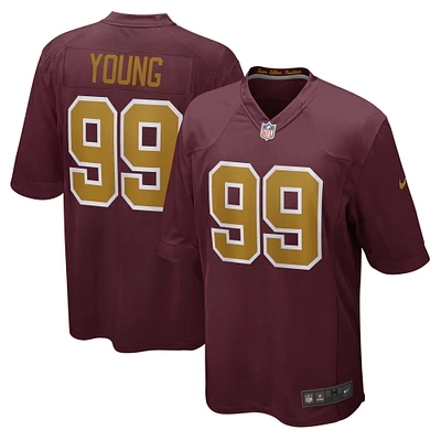 Men's Nike Chase Young Burgundy Washington Football Team Alternate Game Jersey