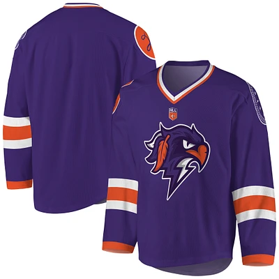 Men's Purple/Orange Halifax Thunderbirds Replica Jersey
