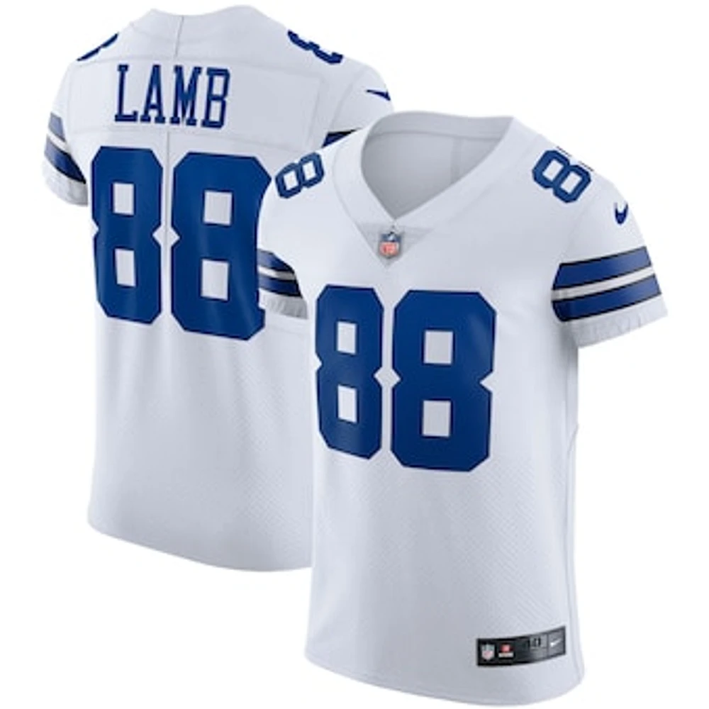 Men's Nike CeeDee Lamb White Dallas Cowboys Vapor Elite Jersey