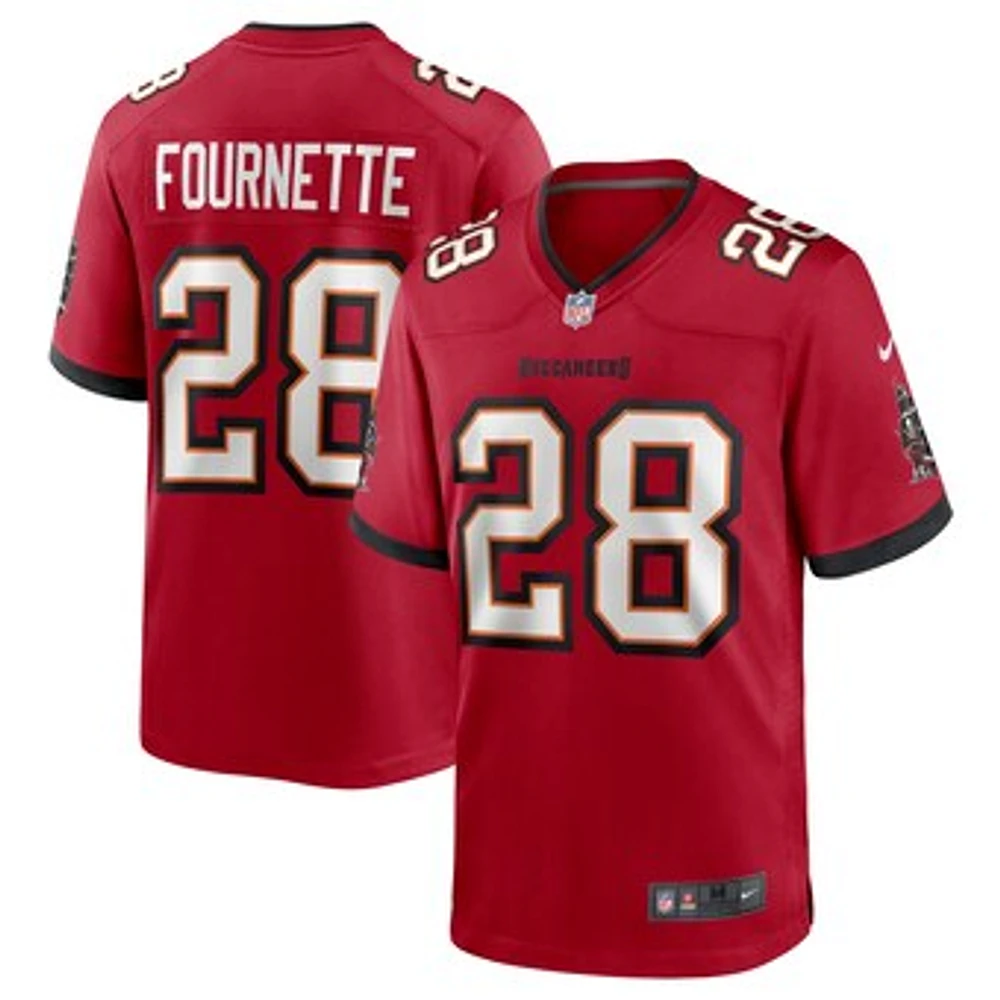 Men's Nike Leonard Fournette Red Tampa Bay Buccaneers Game Jersey