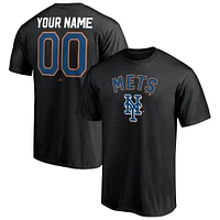 Men's Black New York Mets Cooperstown Winning Streak Alternate Personalized Name & Number T-Shirt