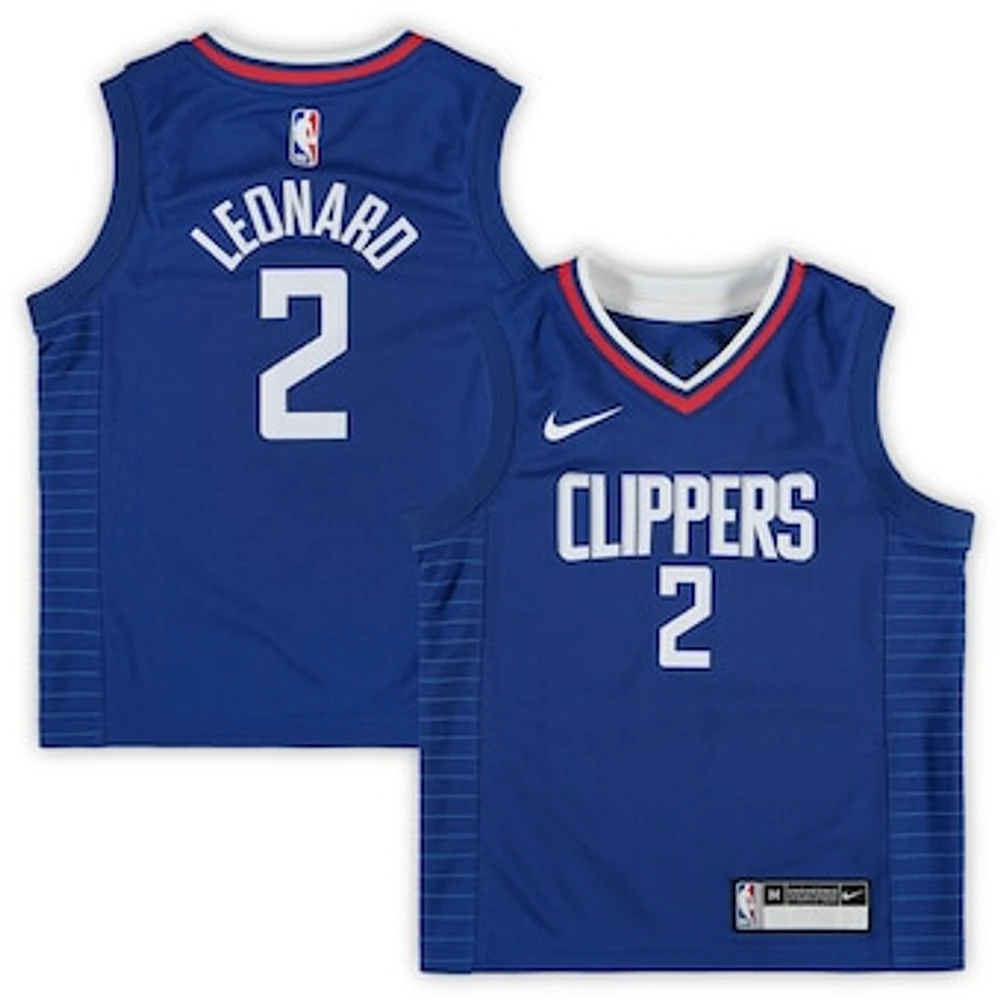 Preschool Nike Kawhi Leonard Royal LA Clippers 2019/20 Player Jersey - Icon Edition