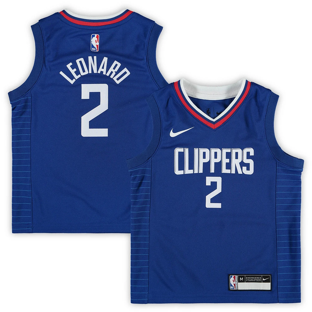 Preschool Nike Kawhi Leonard Royal LA Clippers 2019/20 Player Jersey - Icon Edition