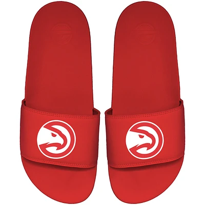 Men's ISlide Red Atlanta Hawks Primary Motto Slide Sandals