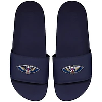 Men's ISlide Navy New Orleans Pelicans Primary Motto Slide Sandals