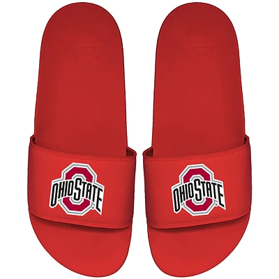 Men's ISlide Scarlet Ohio State Buckeyes Primary Motto Slide Sandals