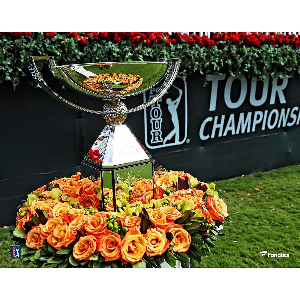 Unsigned FedEx Cup Trophy PGA Tour Photograph