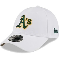 Men's New Era White Athletics League II 9FORTY Adjustable Hat