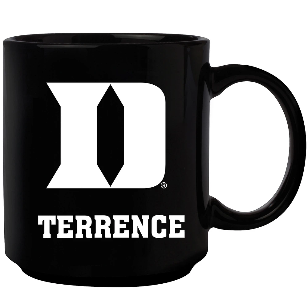 Black Duke Blue Devils 11oz. Personalized Mug