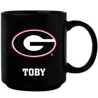Black Georgia Bulldogs 11oz. Personalized Mug