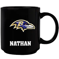 Black Baltimore Ravens 11oz. Personalized Mug