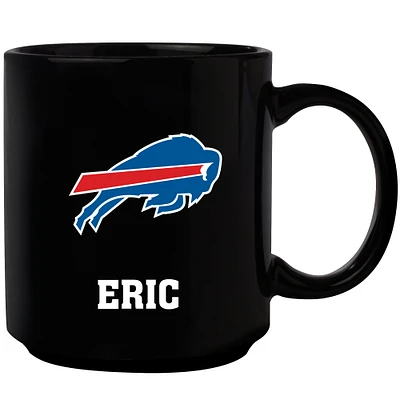 Black Buffalo Bills 11oz. Personalized Mug
