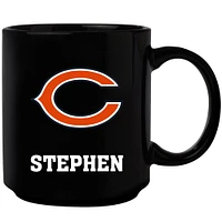 Black Chicago Bears 11oz. Personalized Mug