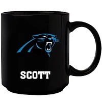 Black Carolina Panthers 11oz. Personalized Mug