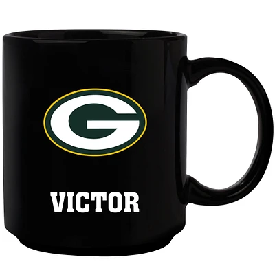 Black Green Bay Packers 11oz. Personalized Mug